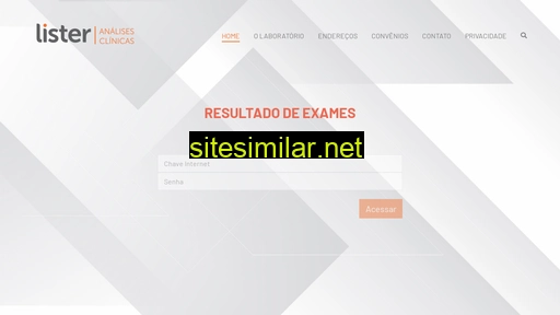 laboratoriolister.com.br alternative sites