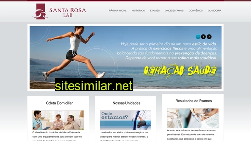 laboratoriosantarosa.com.br alternative sites