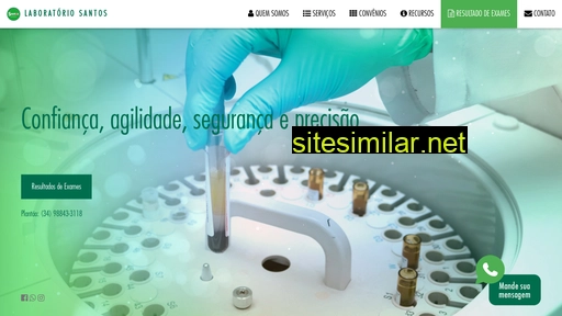 laboratoriosantos.com.br alternative sites
