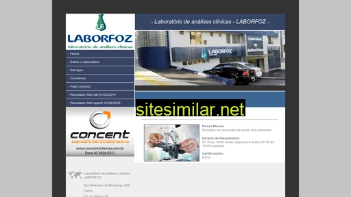 laborfoz.com.br alternative sites