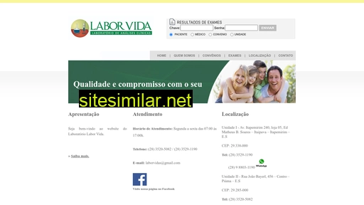 laborvidas.com.br alternative sites
