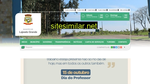 lajeadogrande.sc.gov.br alternative sites