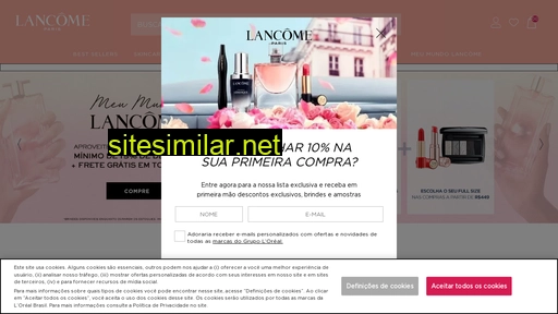 lancome.com.br alternative sites