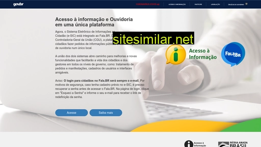 landpage.cgu.gov.br alternative sites
