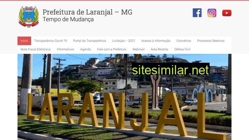 laranjal.mg.gov.br alternative sites