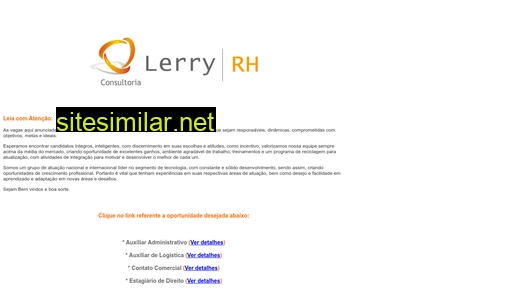 lerry.com.br alternative sites