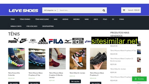 leveshoes.com.br alternative sites