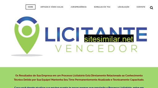 licitantevencedor.com.br alternative sites
