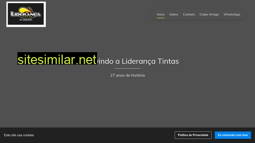 liderancatintas.com.br alternative sites