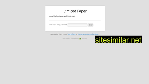 limitedpaper.com.br alternative sites