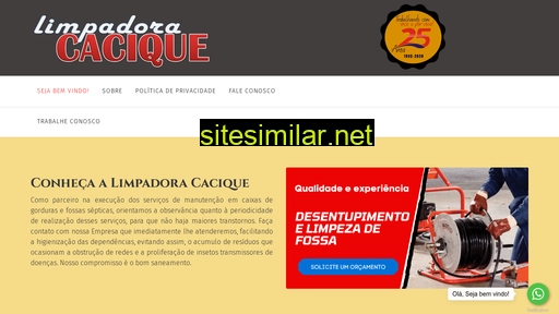 limpadoracacique.com.br alternative sites