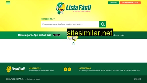 listafacilfronteira.com.br alternative sites