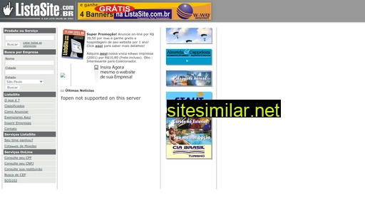 listasite.com.br alternative sites