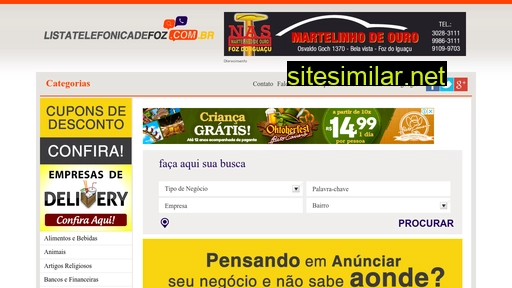 listatelefonicadefoz.com.br alternative sites