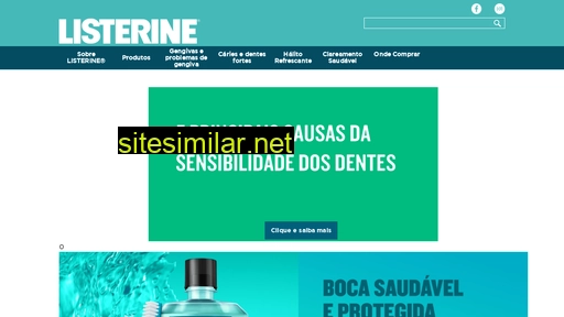 listerine.com.br alternative sites