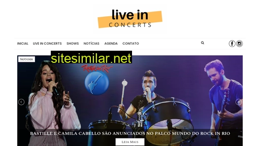 liveinconcerts.com.br alternative sites