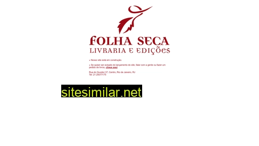 livrariafolhaseca.com.br alternative sites