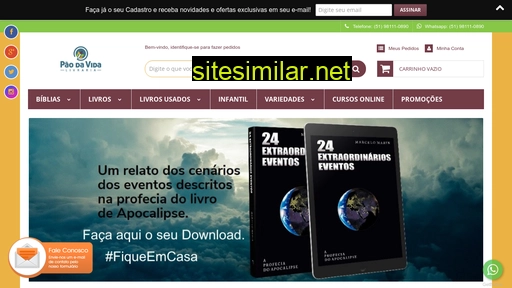 livrariapaodavida.com.br alternative sites