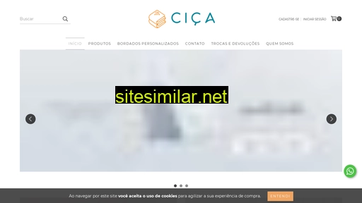 loja.cicaenxovais.com.br alternative sites