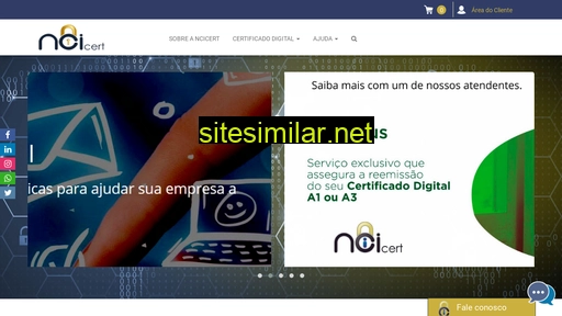 loja.ncicert.com.br alternative sites
