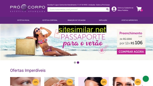 loja.procorpoestetica.com.br alternative sites