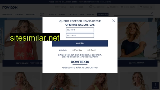 loja.rovitex.com.br alternative sites