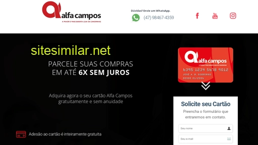 lojaalfacampos.com.br alternative sites