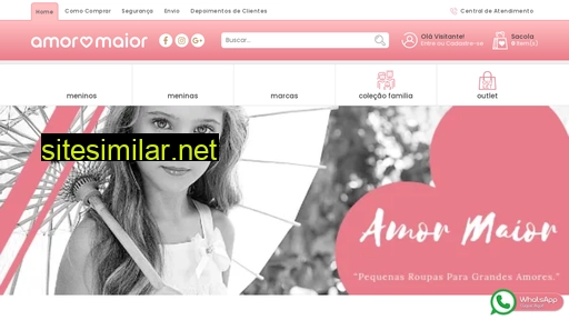 lojaamormaior.com.br alternative sites