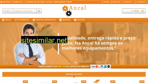 lojaancal.com.br alternative sites