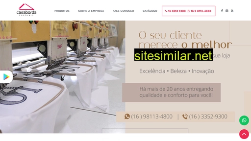 lojacasabordaenxovais.com.br alternative sites