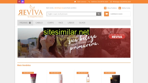 lojacosmeticosreviva.com.br alternative sites