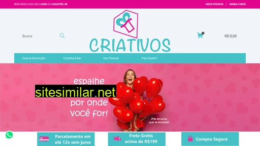 lojacriativos.com.br alternative sites