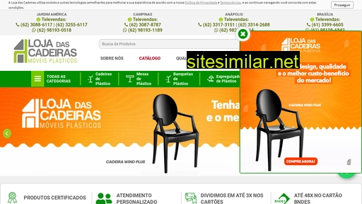 lojadascadeiras.com.br alternative sites