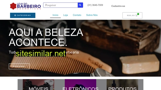 lojadobarbeiro.com.br alternative sites
