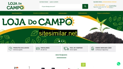 lojadocampo.com.br alternative sites