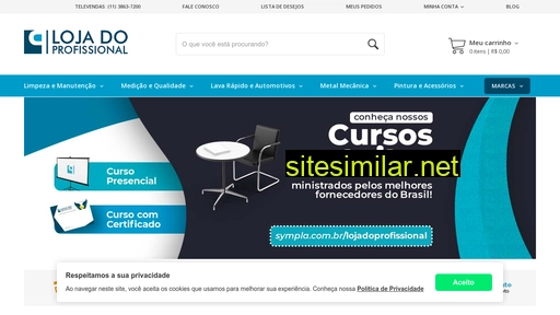 lojadoprofissional.com.br alternative sites