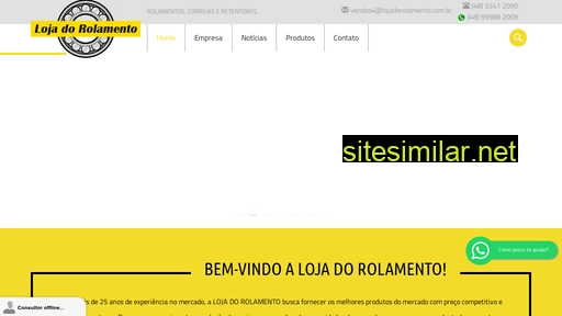 lojadorolamento.com.br alternative sites