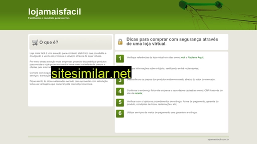 lojamaisfacil.com.br alternative sites