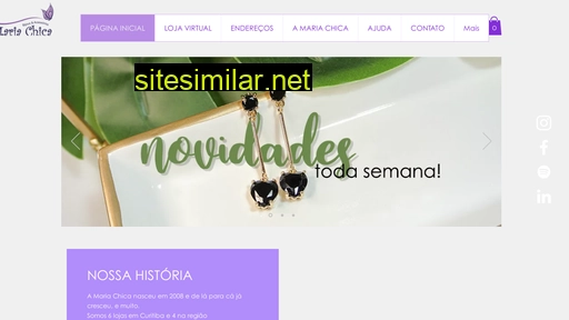 lojamariachica.com.br alternative sites