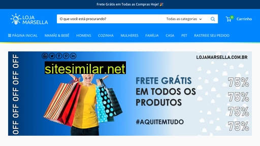 lojamarsella.com.br alternative sites