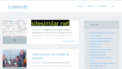 lojamulti.com.br alternative sites