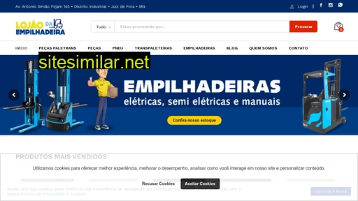 lojaodaempilhadeira.com.br alternative sites
