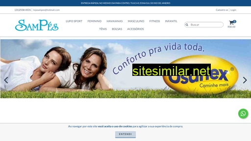 lojasampes.com.br alternative sites