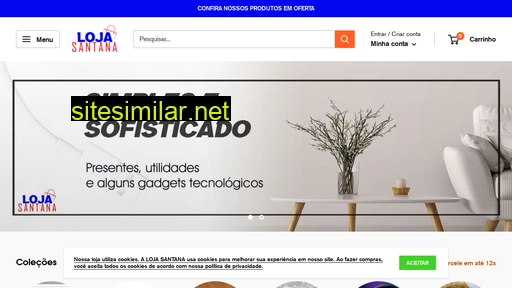 lojasantana.com.br alternative sites