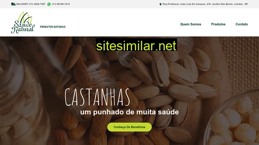 lojasaudenatural.com.br alternative sites