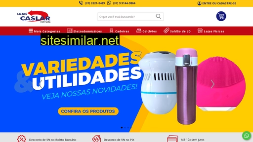 lojascaslar.com.br alternative sites