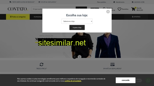 lojascontato.com.br alternative sites