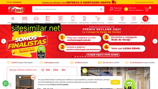 lojasedmil.com.br alternative sites