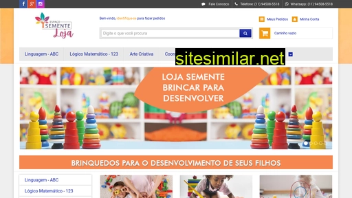 lojasemente.com.br alternative sites