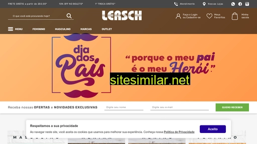 lojaslersch.com.br alternative sites